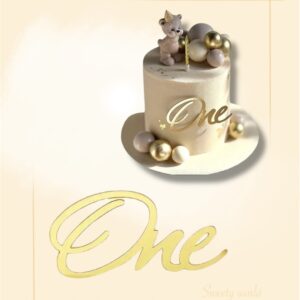 Tortadísz arany - One